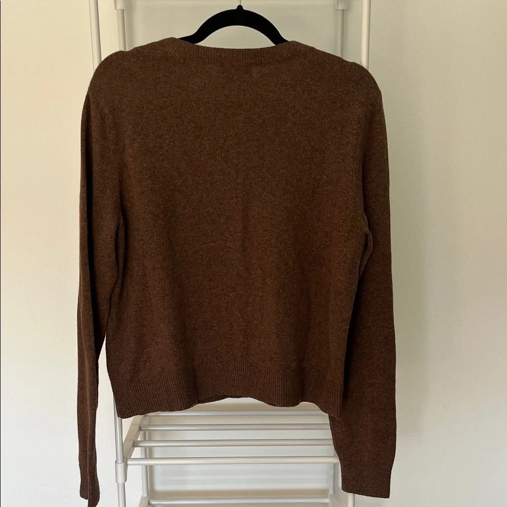 Old Navy Women's Brown Button-Front Knit Cardigan - Picture 3 of 5